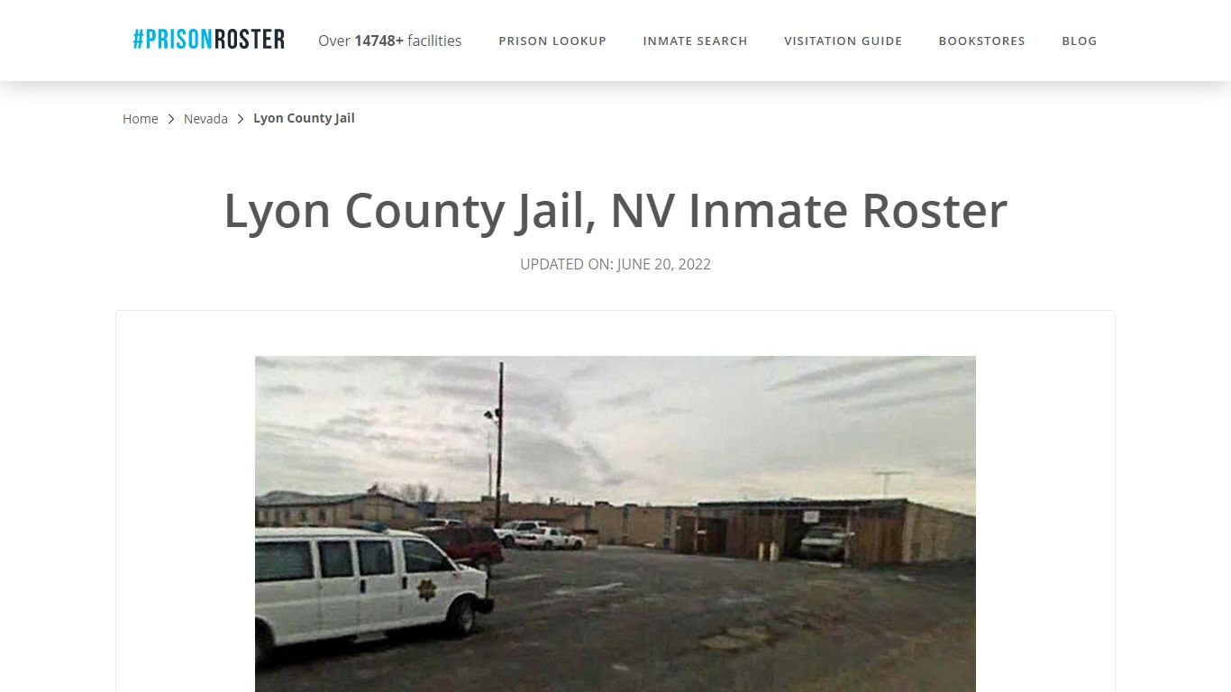 Lyon County Jail, NV Inmate Roster